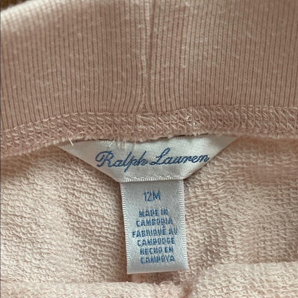 Ralph Lauren Baby Girls Pink Hoodie Set, size 9-12 months - Picture 5 of 6